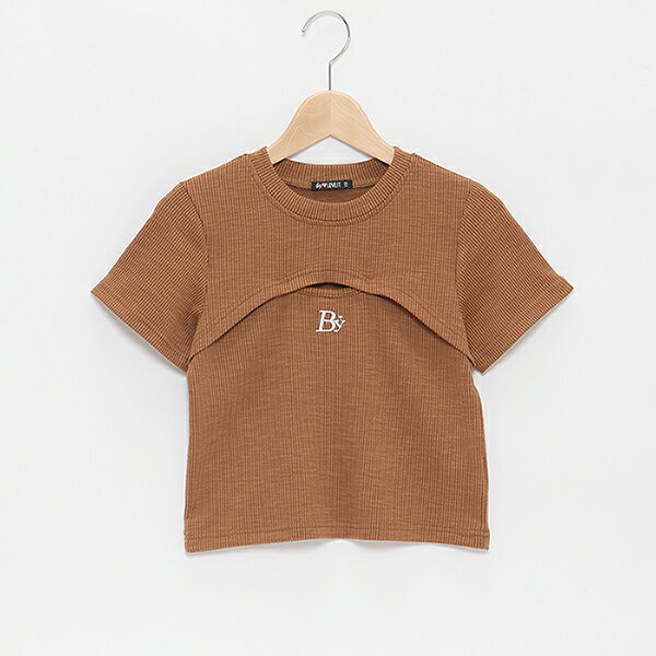 バイ ラビット(by LOVEiT)テレコカットワークTシャツのサムネイル