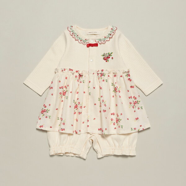 センスオブワンダー(sense of wonder)野イチゴ長袖ロンパースのサムネイル