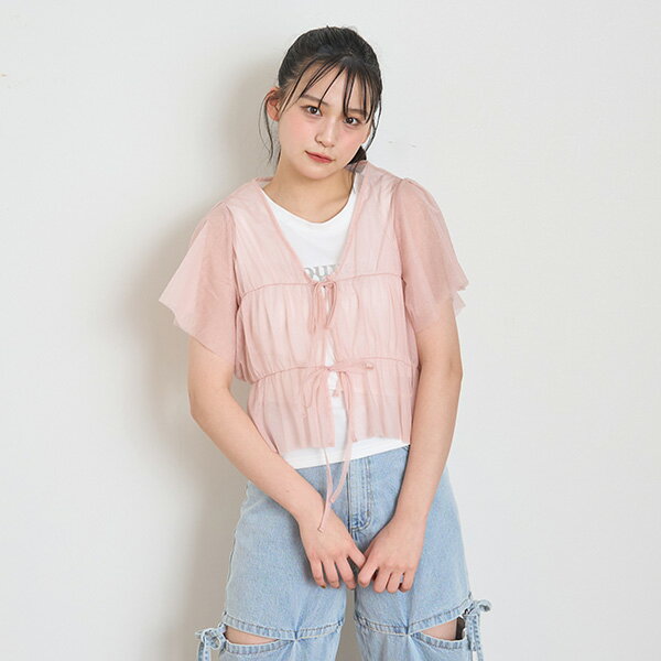 ラブトキシック(Lovetoxic)インナー付チュールボレロのサムネイル