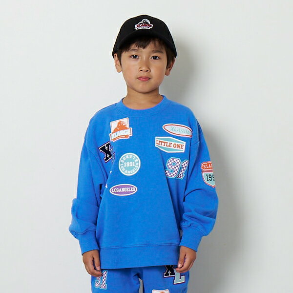エクストララージ　キッズ(XLARGE KIDS)ワッペンロゴトレーナーのサムネイル