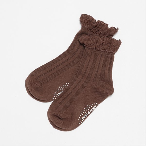 プティマイン(petit main)レースクルーソックスのサムネイル