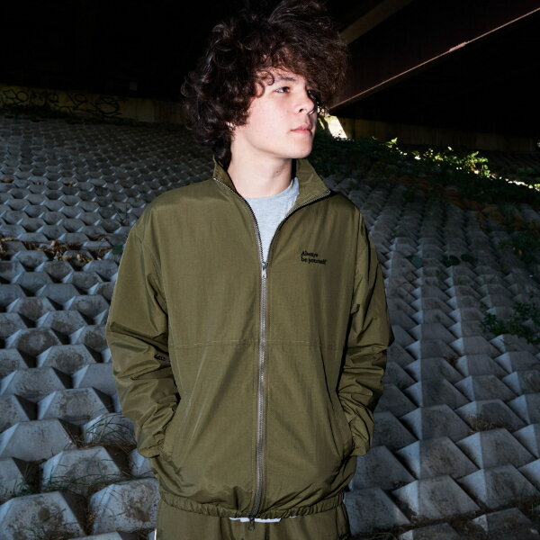 グラソス(GLAZOS)【セットアップ対応】刺繍ロゴジップアップジャケット