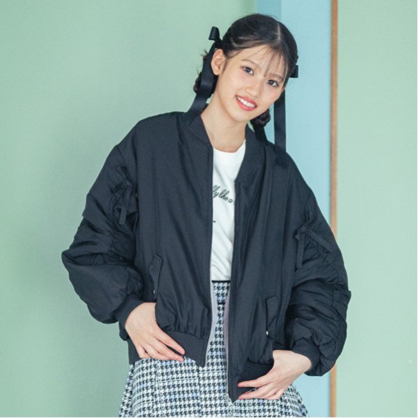 メゾピアノジュニア(mezzo piano junior)リバーシブルMA-1のサムネイル