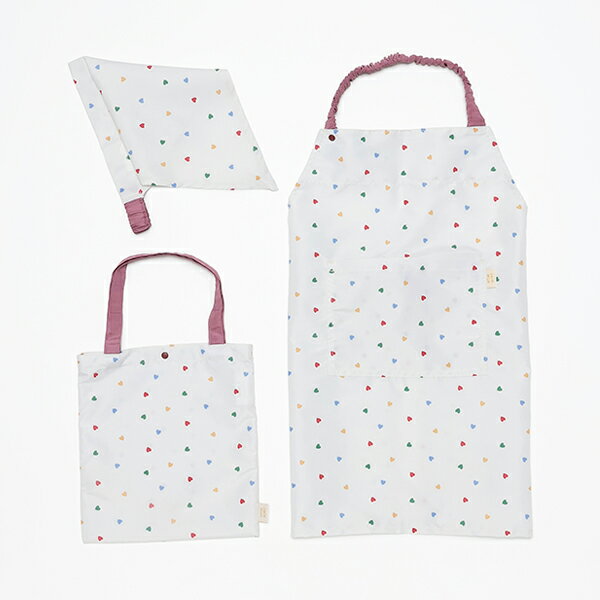 プティマイン(petit main)【撥水】楽ちんエプロンセットのサムネイル