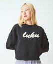 ルクナーリー(LUKU nari)刺繍ロゴニットプルオーバー