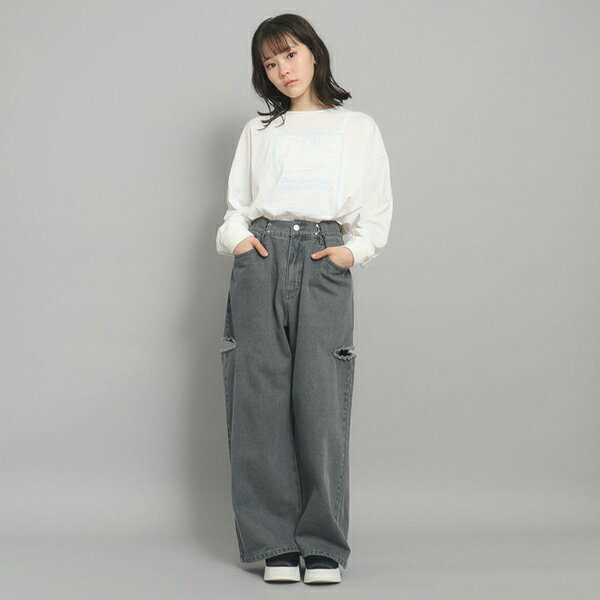 ピンクラテ(PINK-latte)【130cmあり】ステッチロゴロンTのサムネイル