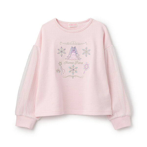 メゾピアノ(mezzo piano)【人気商品再入荷】【直営店で取り扱い無し】スノークイーンモチーフ　トレーナーのサムネイル