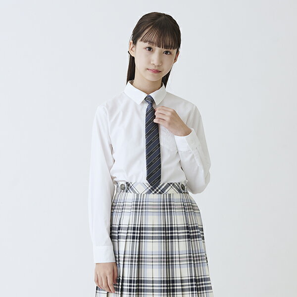 メゾピアノジュニア(mezzo piano junior)エンブレム刺しゅうブラウスのサムネイル