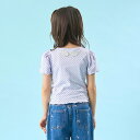 リセマイン(Lycee mine)【ソフトコットン】ドットプリントミニミニパフ半袖Tシャツ