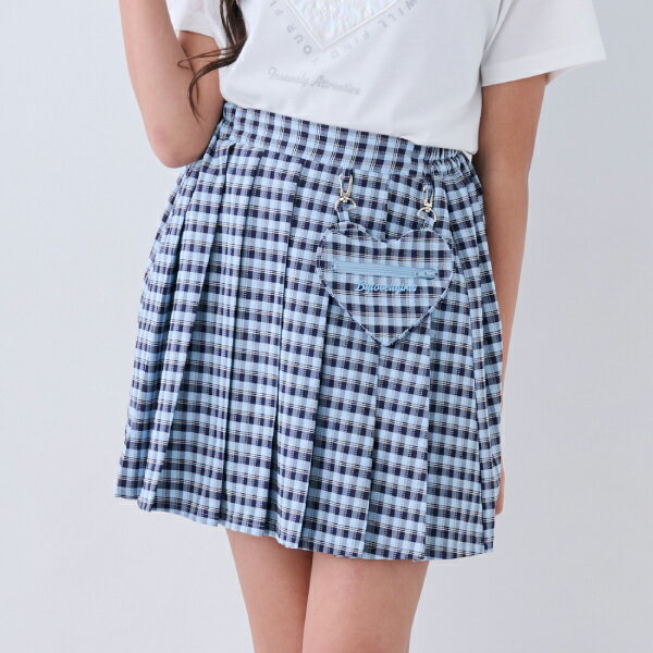 バイ ラビット(by LOVEiT)【ニコ☆プチ掲載】ハートポシェット付きスカート