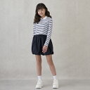 プティマイン(petit main)【リンク】衿ロンTバルーンスカートセット(ジュニア)