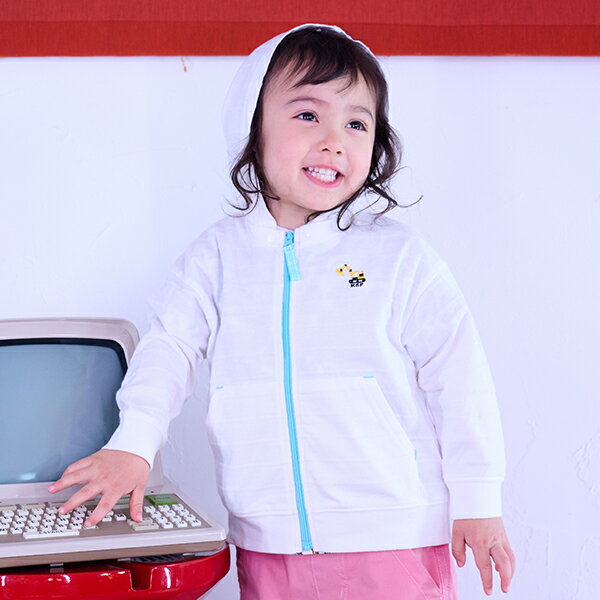 クレードスコープ(kladskap)重機ワンポイントジップパーカ