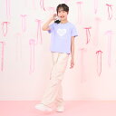 メゾピアノジュニア(mezzo piano junior)【機能素材】ハートボタンポケット2WAYカーゴパンツ