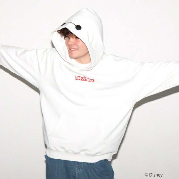 グラソス(GLAZOS)【DISNEY】BAYMAX / バックプリントパーカーのサムネイル
