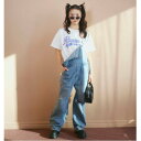 ラブトキシック(Lovetoxic)【ベーシック】【GOODPRICE】デニムオーバーオール