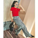 ラブトキシック(Lovetoxic)テレコ半袖Tシャツ(4)
