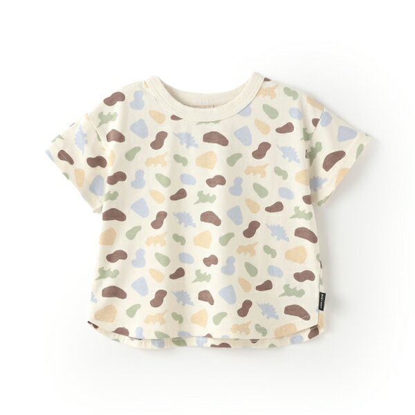 プティマイン(petit main)【GOODPRICE冷感】総柄半袖Tシャツのサムネイル