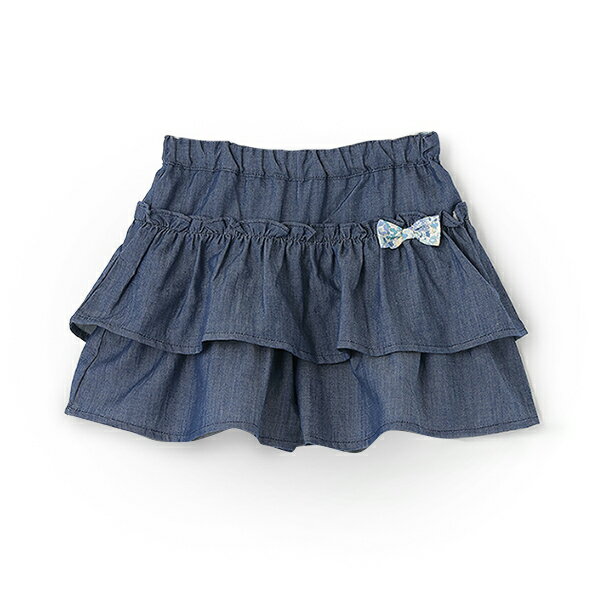 センスオブワンダー(sense of wonder)デニムフリルキュロット