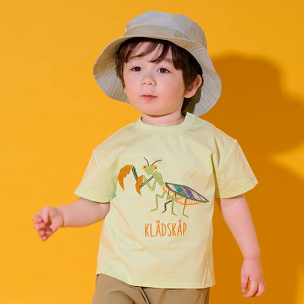 クレードスコープ(kladskap)昆虫アップリケ半袖Tシャツのサムネイル