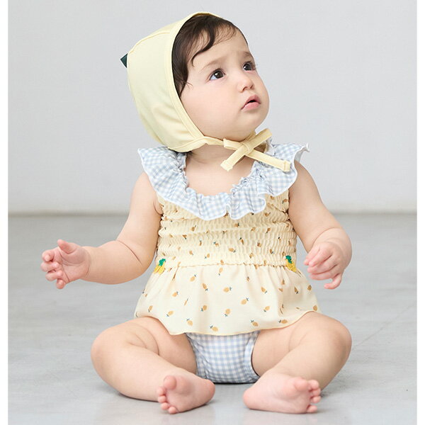 プティマイン(petit main)【SWIM】キャップつきフルーツ総柄ビキニのサムネイル