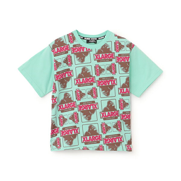 エクストララージ　キッズ(XLARGE KIDS)OGゴリラ総柄半袖Tシャツのサムネイル