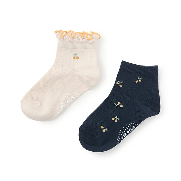 プティマイン(petit main)GIRLS吸水速乾ソックス2Pのサムネイル