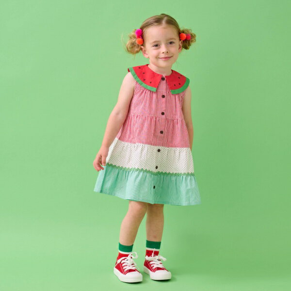 ベイビーチアー(baby cheer)スイカワンピースのサムネイル