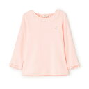 センスオブワンダー(sense of wonder)フリル衿メロー長袖Tシャツ