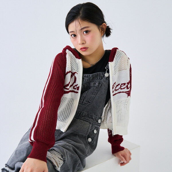 ラブトキシック(Lovetoxic)【LTXC】メッシュラグランZIPパーカのサムネイル