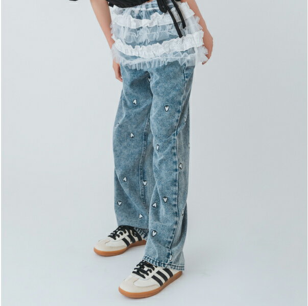 バイ ラビット(by LOVEiT)ハート刺しゅうパンツのサムネイル