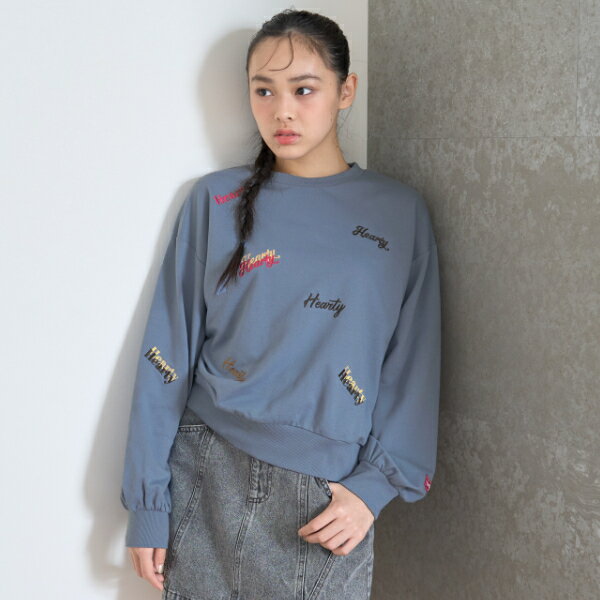 ラブトキシック(Lovetoxic)【7days】吸水速乾ロゴ柄トレーナーのサムネイル