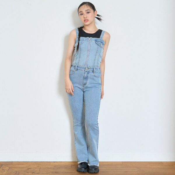 ラブトキシック(Lovetoxic)【LTXC】デニム2WAYオールインワンのサムネイル