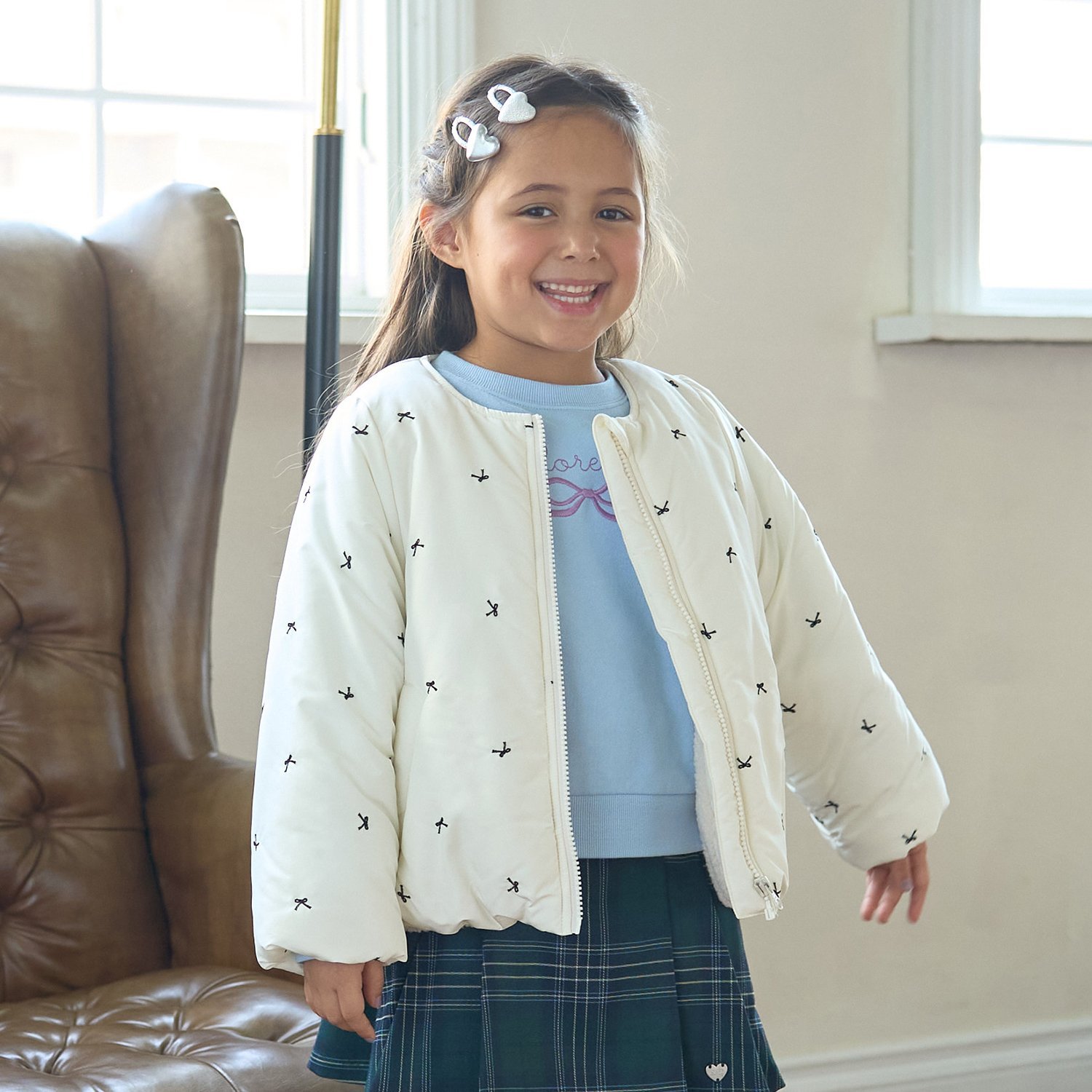 リセマイン(Lycee mine)アソート総刺しゅうノーカラーブルゾンのサムネイル