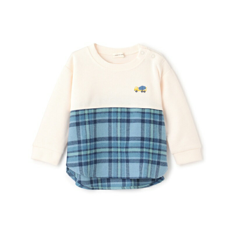 センスオブワンダー(sense of wonder)チェック切替トレーナーのサムネイル