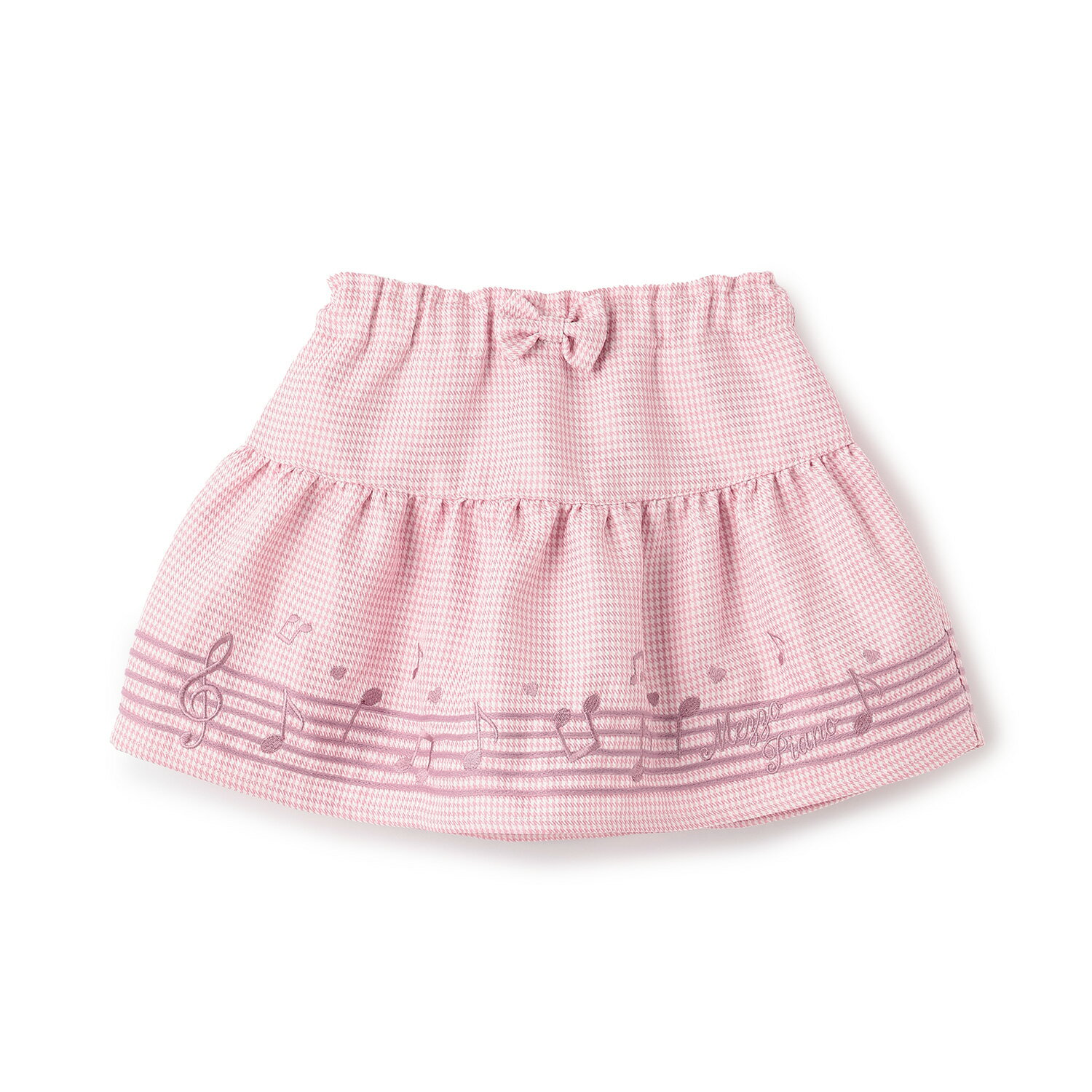 メゾピアノ(mezzo piano)音符刺しゅう　スカパン