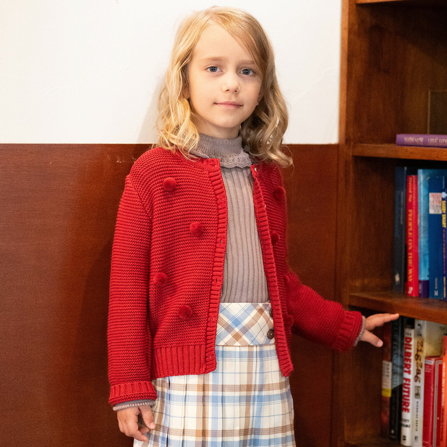 センスオブワンダー(sense of wonder)ポンポンカーディガン【日本製】のサムネイル