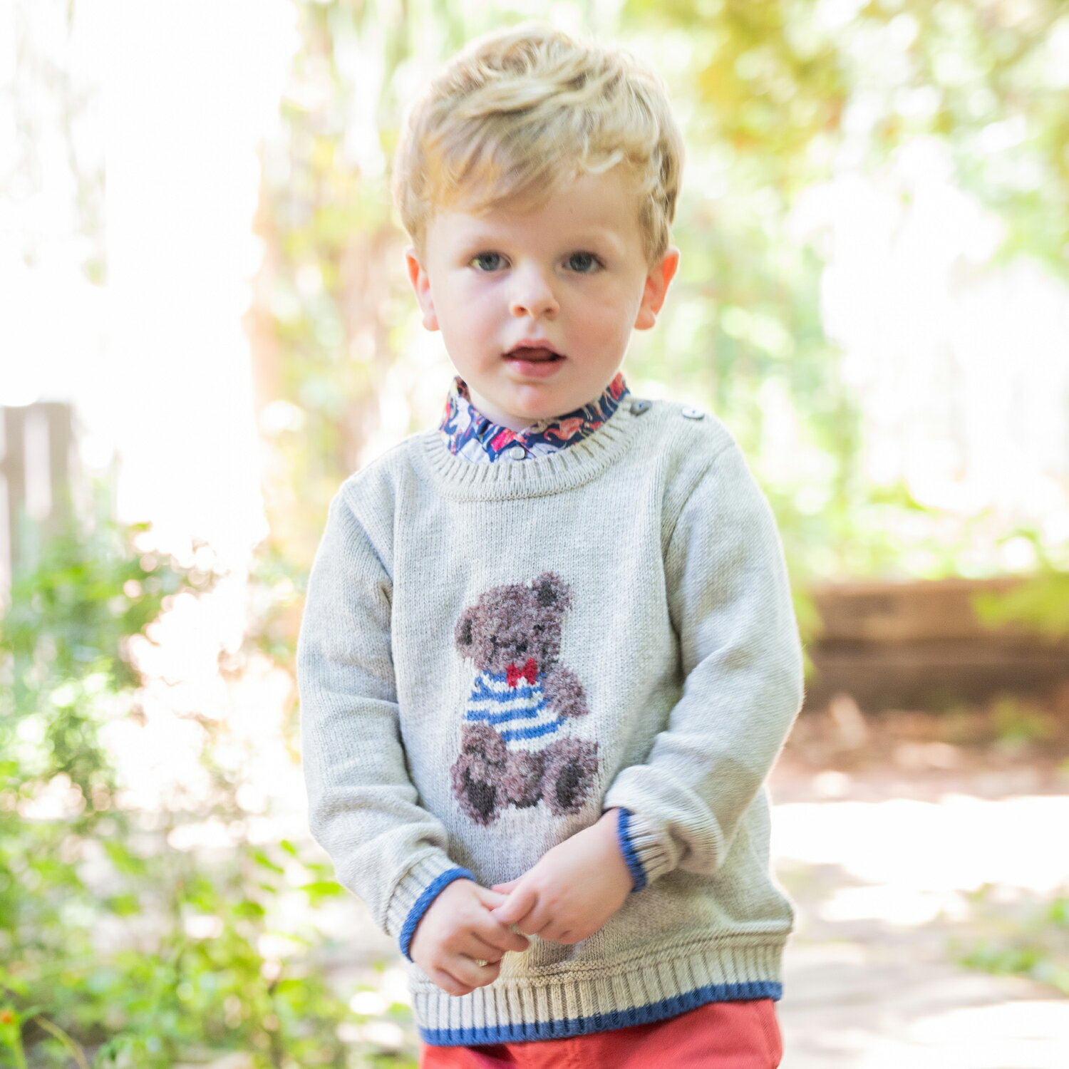 センスオブワンダー(sense of wonder)【オーガニック】タムテディベアセーター【日本製】