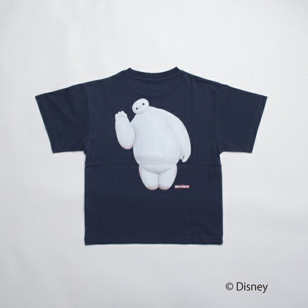 グラソス(GLAZOS)【SKIT0LY】【DISNEY】BAYMAX_カレッジロゴ半袖Tシャツ