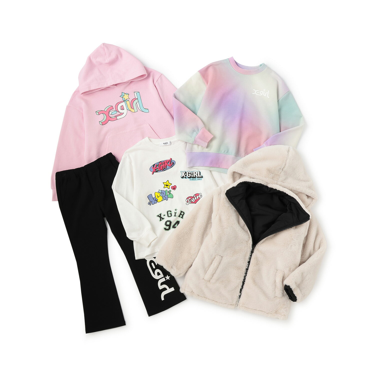 【2026年1月上旬出荷予定】エックスガール ステージス(X-girl Stages)【2026年福袋】【通常品と同時購入不可】【X-girl Stages】【GIRLSセット】