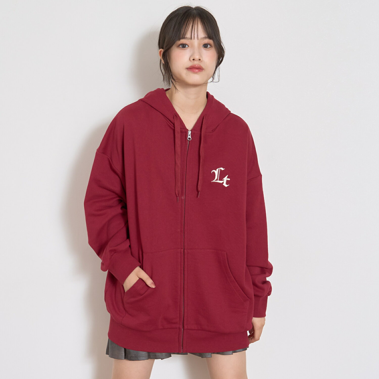 ラブトキシック(Lovetoxic)ルーズZIPパーカ