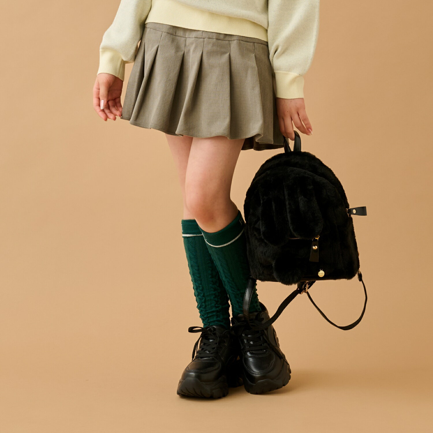 バイ ラビット(by LOVEiT)タックティアードスカートのサムネイル