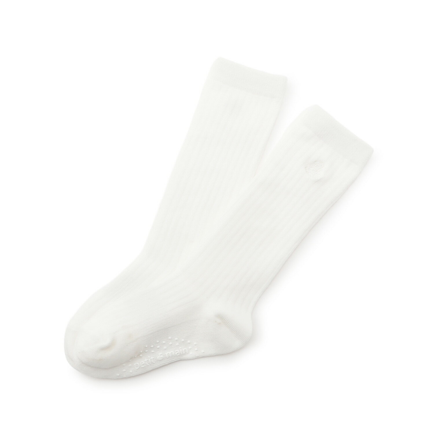 プティマイン(petit main)ワンポイント刺しゅうハイソックスのサムネイル