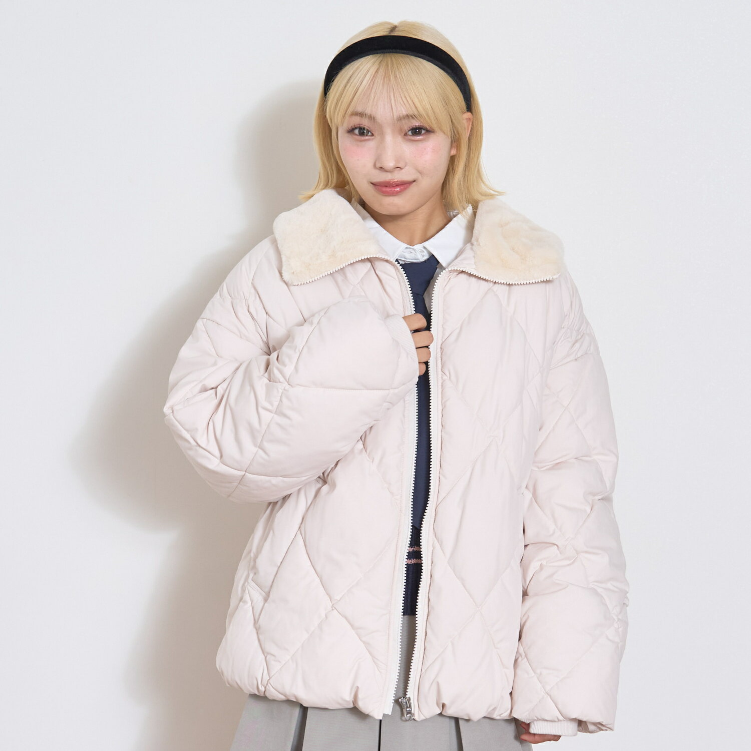 ラブトキシック(Lovetoxic)キルト中綿ブルゾンのサムネイル