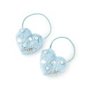 メゾピアノ(mezzo piano)ぷっくりハートパール ヘアポニー2個セット