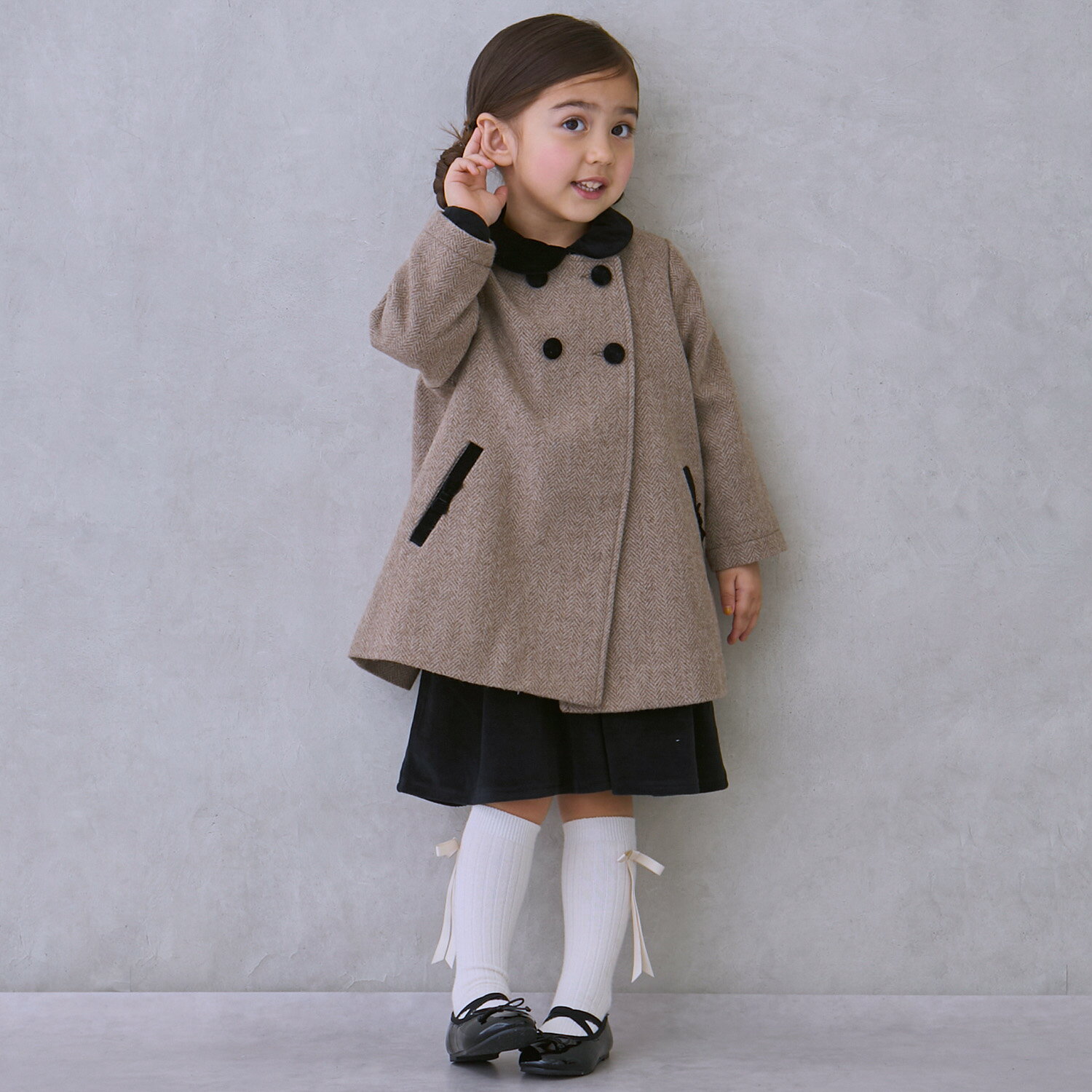 プティマイン(petit main)【リンク】ダブルブレストコート