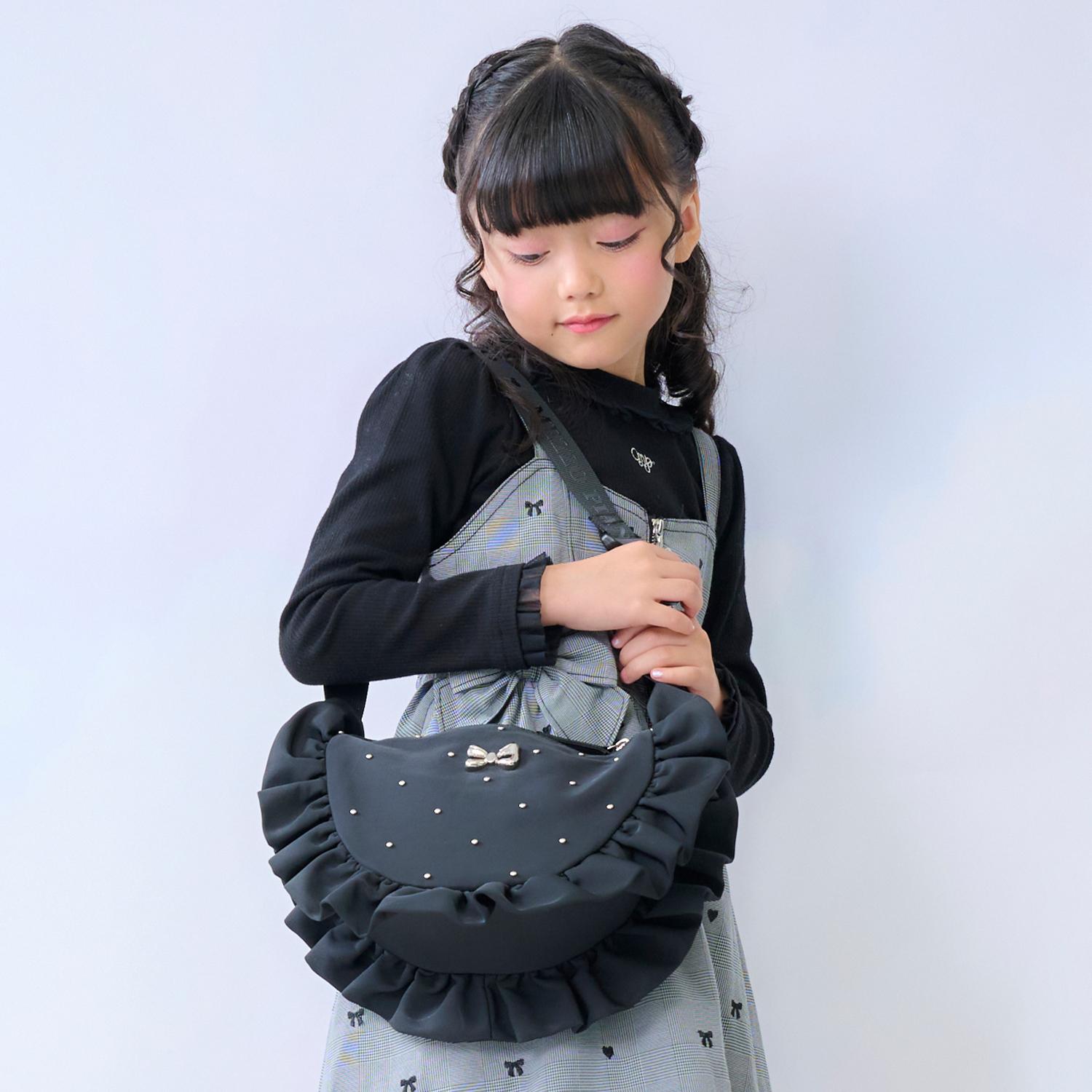 メゾピアノ(mezzo piano)フリルショルダーバッグ