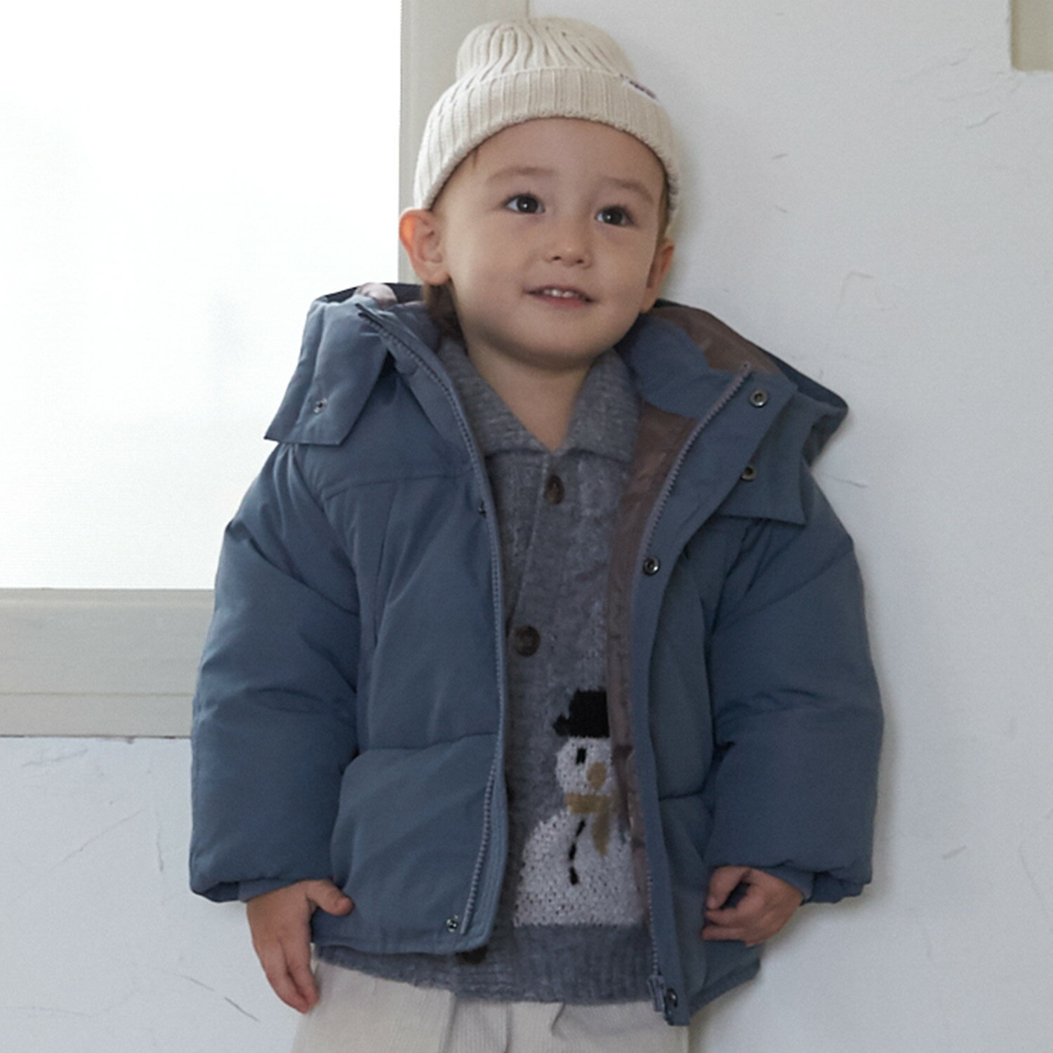 プティマイン(petit main)【リンク/撥水加工】モンスターダウンジャケットのサムネイル