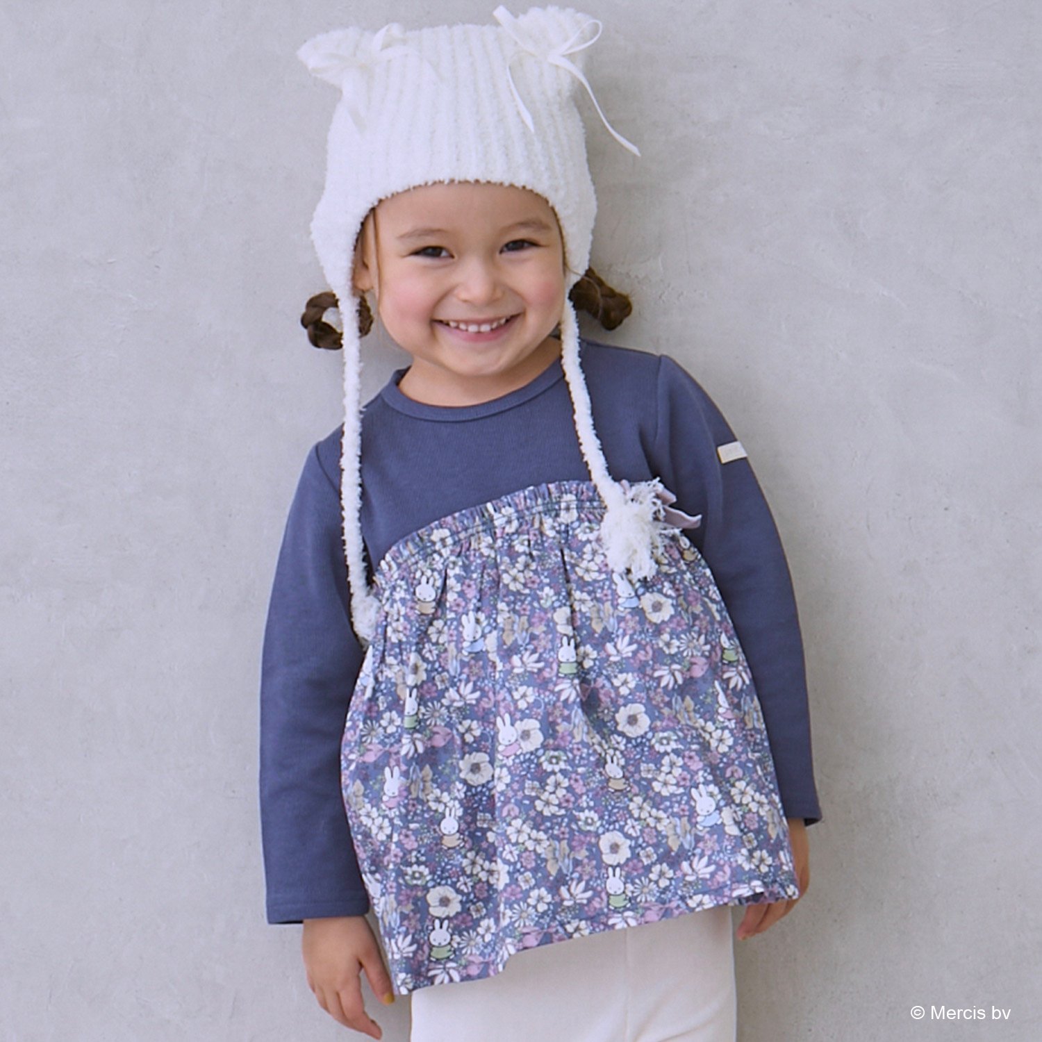 プティマイン(petit main)【miffy】花柄ドッキングチュニックのサムネイル