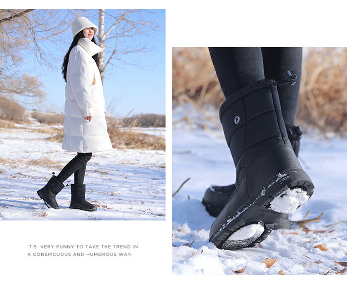 【翌日配達！送料無料！】スノーブーツ メンズ スノーシューズ レディース 長靴 アウトドア 滑らない 防水 おしゃれ ボアブーツ ロング 大きいサイズ ジュニアムートンブーツ ウインターブーツ カジュアル ショートブーツ コンフォート 超耐滑 男女兼用 軽い快適