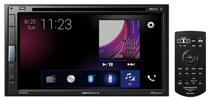 FH-6500DVD Carrozzeria カロッツェリア 6.8V型ワイドVGAモニター/DVD-V/VCD/CD/Bluetooth/USB/チューナー・DSPメインユニット